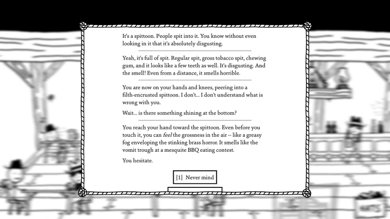 Illustration for article titled West Of Loathing Is A Very Funny Cowboy Game